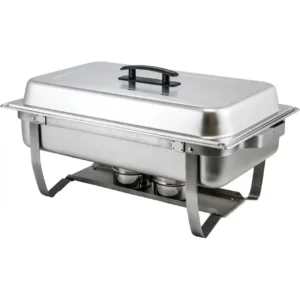 8 Qt Full-size Folding Stand Chafer, Stainless Steel