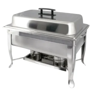 Bellaire 8 Qt Full size Chafer, Folding Frame, Stainless Steel