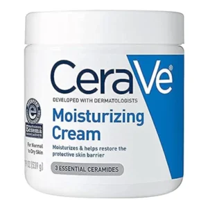 CeraVe Moisturizing Cream | Body and Face Moisturizer for Dry Skin | Body Cream with Hyaluronic Acid and Ceramides | Hydrating Moisturizer | Fragrance Free Non-Comedogenic |