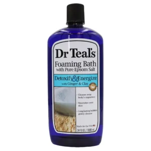 Dr Teals Epsom Salt Foaming Bath Detoxify Energize 34 Oz.