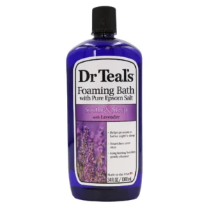 Dr Teals Epsom Salt Foaming Bath Soothe Lavender 34 Oz.