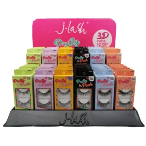 J.Lash Pretty & Posh Lashes - Wholesale Display 144 Units (CD-135)
