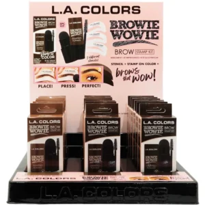 L.A. Colors Brow Stamp Kit - Wholesale Display 18 Units (CLAC497)
