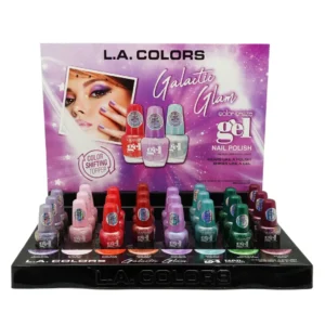 L.A. Colors Galactic Glam Gel Nail Polish - Wholesale Display 24 Units (CLAC504)