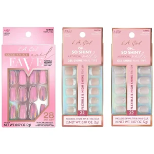 L.A. Girl Artificial Nails Assorted - Wholesale 9 Units (GNTASS)