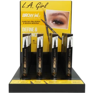 L.A. Girl Brow Ink Micro Brush Detailer Pen - Wholesale Display 24 Units (GPD504)