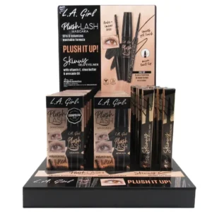 L.A. Girl Plush Lash Mascara & Gel Liner - Wholesale Display 24 Units (GPD457)