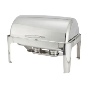 Madison 8 Qt. Full size Chafer, Roll top, Stainless Steel, Heavyweight