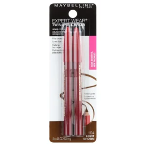 Maybelline Expert Eyes Twin Pencils Light Brown - Wholesale 72 Units (K53033)