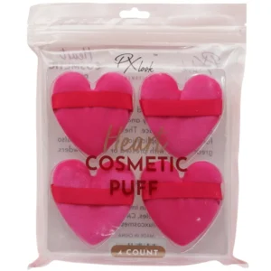 Px Look Heart Cosmetic Puff A - Wholesale 12 Kits (N-988A)