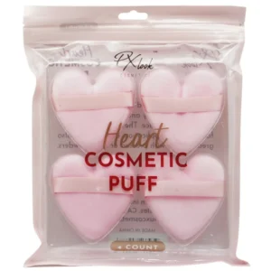 Px Look Heart Cosmetic Puff B - Wholesale 12 Kits (N-988B)