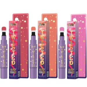 Rude Cosmetics Twisted Glow Blush Assorted - Wholesale 6 Units (RC-38338-40)