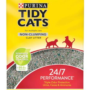 Purina Tidy Cats Non Clumping Cat Litter, 24/7 Performance Multi Cat Litter - 30 lb. Bag